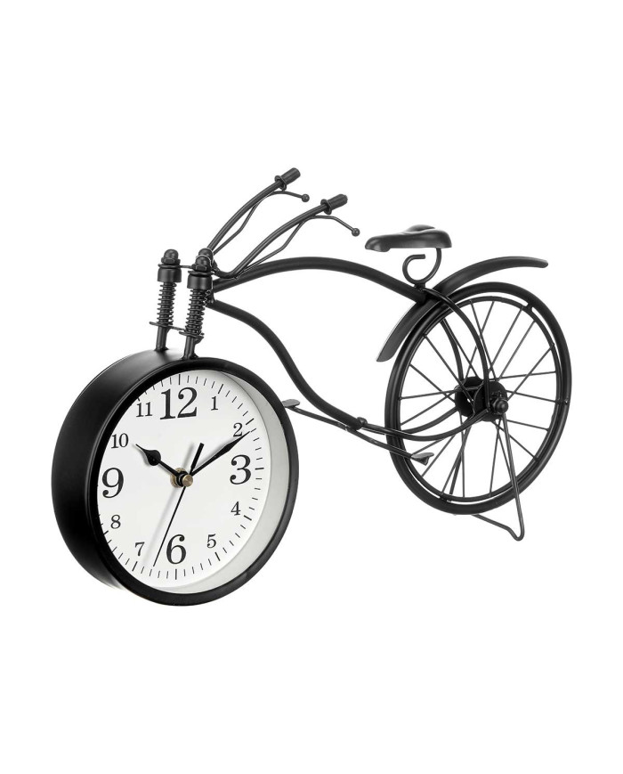 RELOJ FORJA BICICLETA NEGRO 22CM