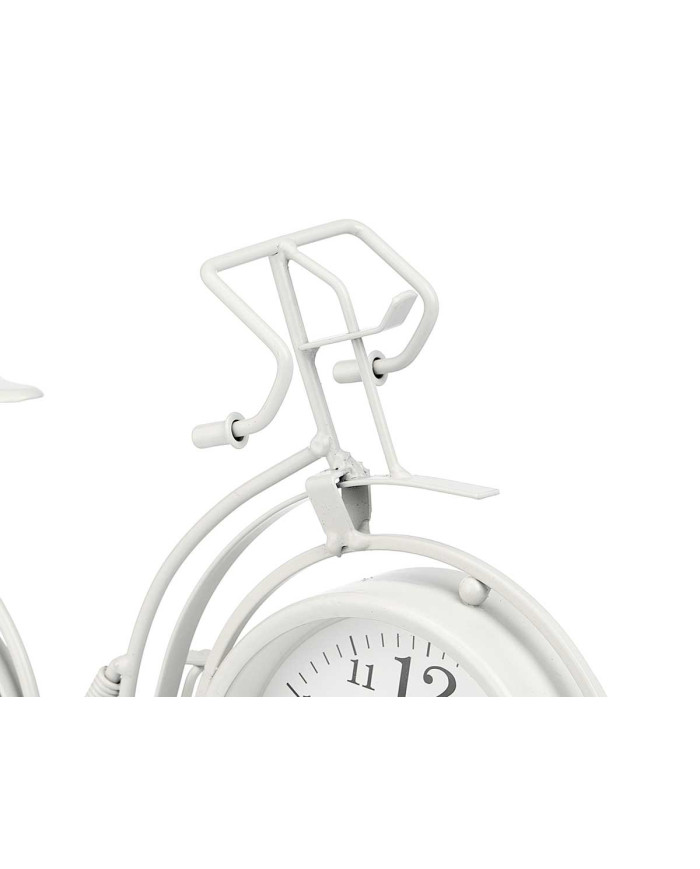 RELOJ FORJA BICICLETA BLANCO 22,5CM