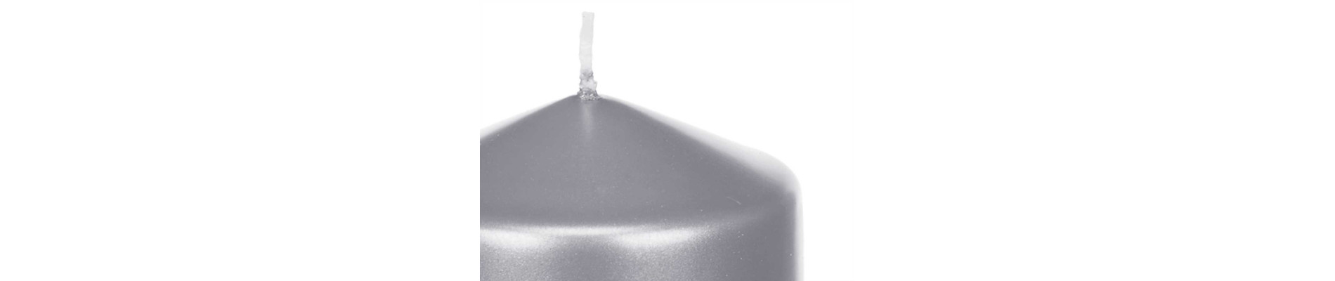 VELA TACO PLATA 8CM