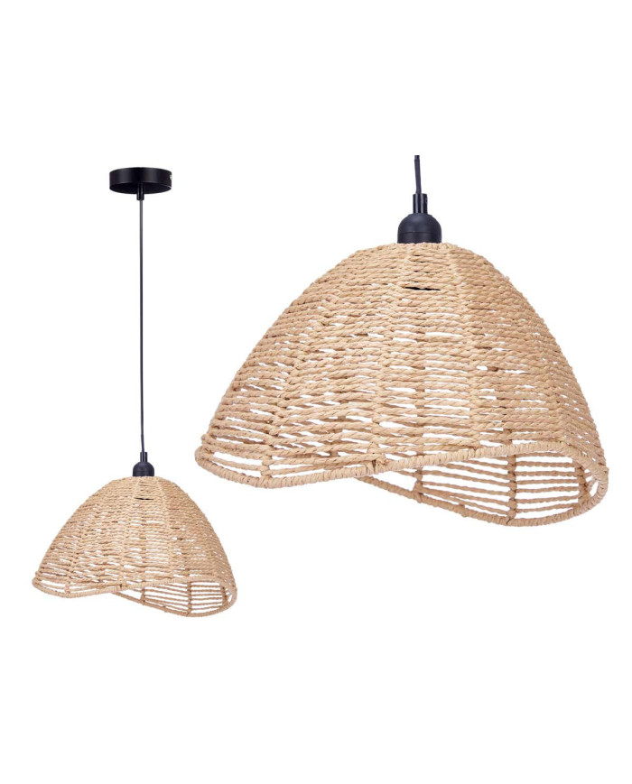 LAMPARA TECHO NATURAL CONO