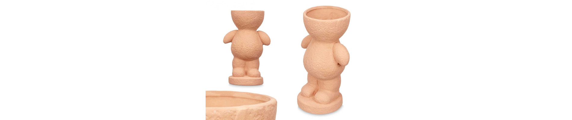 FIGURA HOMBRE JARRON PEQ VERDE