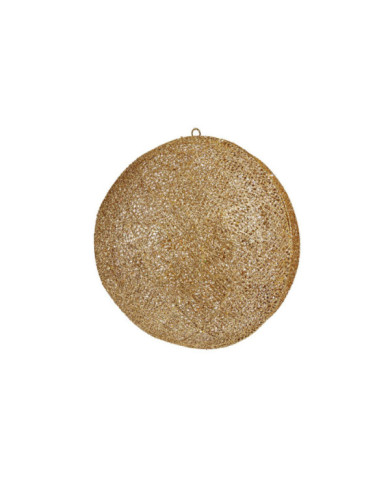 BOLA ORO DECORATIVA NAVIDAD 20CM