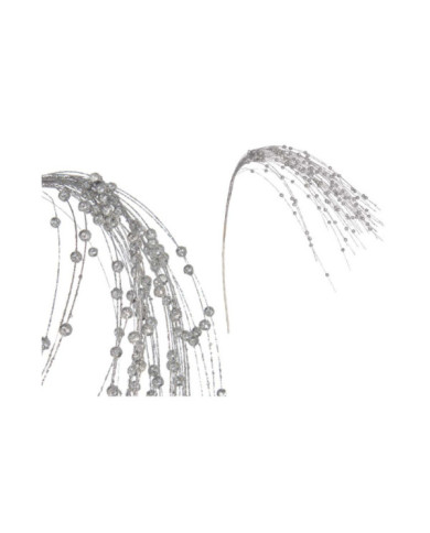 RAMILLETE BOLITAS 90CM PLATA