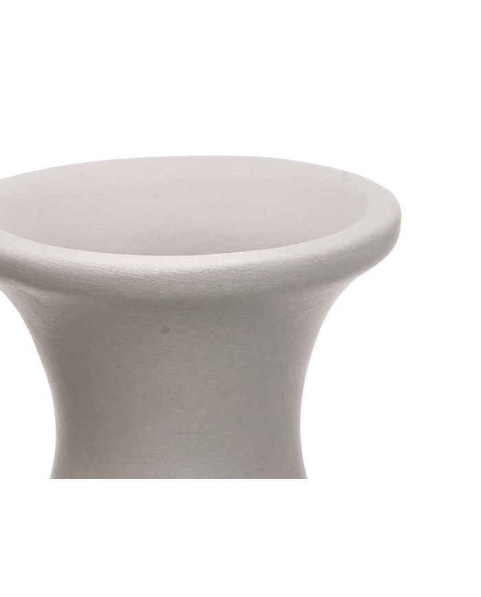 JARRON CERAMICA CUELLO ESTRECHO 48CM GRIS