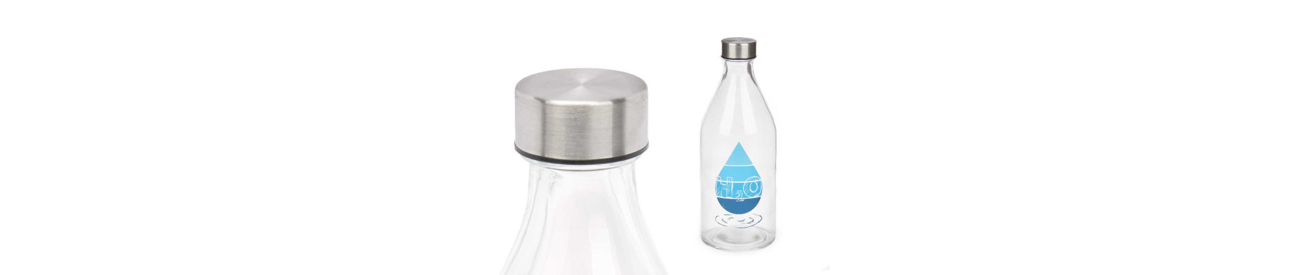 BOTELLA TAPON ACERO H2O 1000ML
