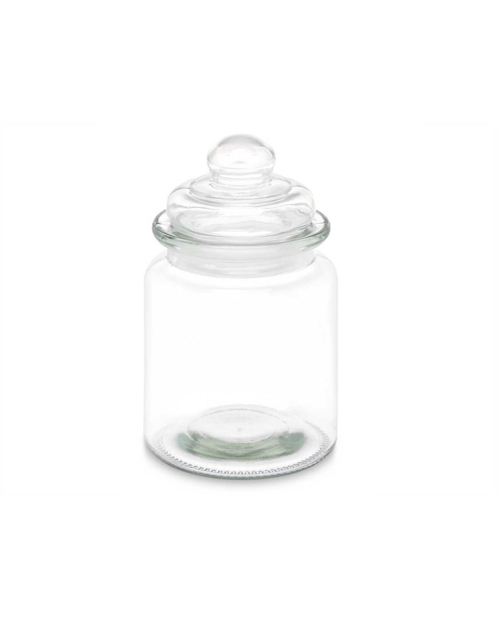 TARRO REDONDO LISO TAPA CRISTAL 250ML